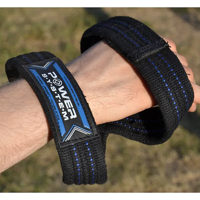 Лямки для тяги (висмерка) POWER SYSTEM PS-3405 Figure 8 Black/Blue
