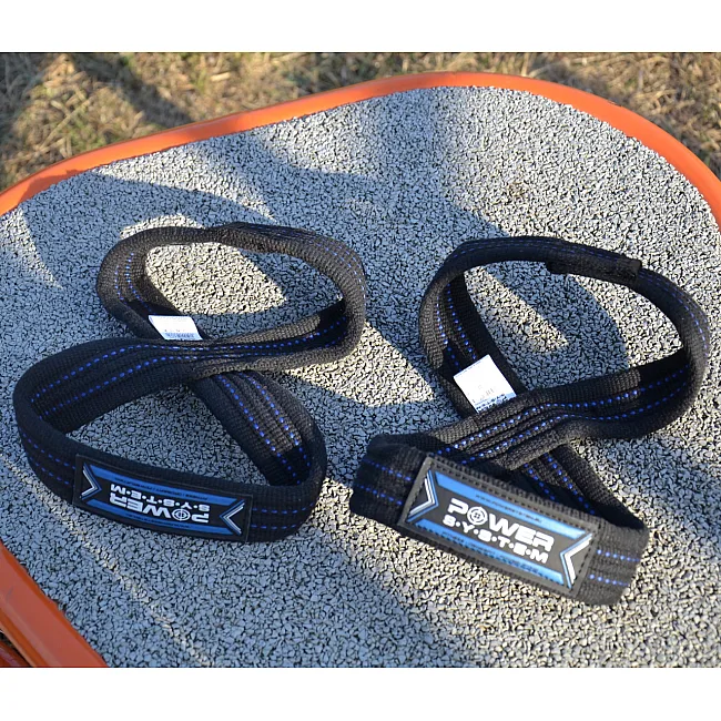 Лямки для тяги (висмерка) POWER SYSTEM PS-3405 Figure 8 Black/Blue