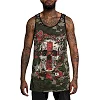 Майка AFFLICTION East Thunder Green Camo