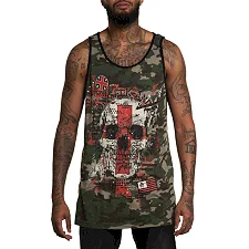 Майка AFFLICTION East Thunder Green Camo