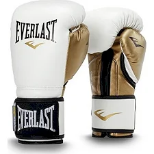 Рукавички для боксу EVERLAST Powerlock White Gold