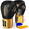 Перчатки для бокса PHANTOM APEX Black/Gold (капа в подарок)