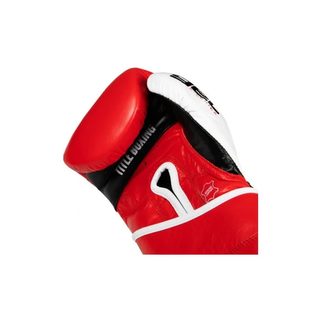 Перчатки для бокса TITLE GEL E-Series Red White