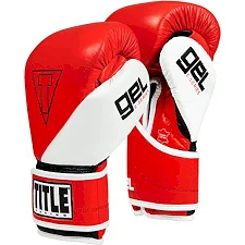 Перчатки для бокса TITLE GEL E-Series Red White