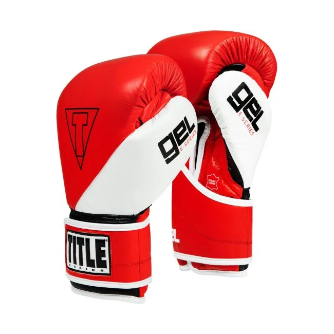 Перчатки для бокса TITLE GEL E-Series Red White