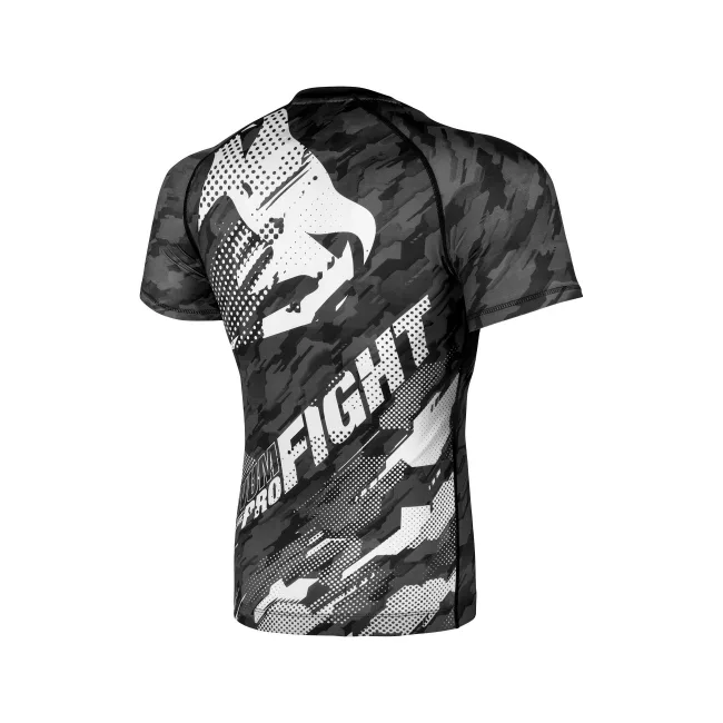 Рашгард Venum Tecmo Rashguard Short Dark Grey