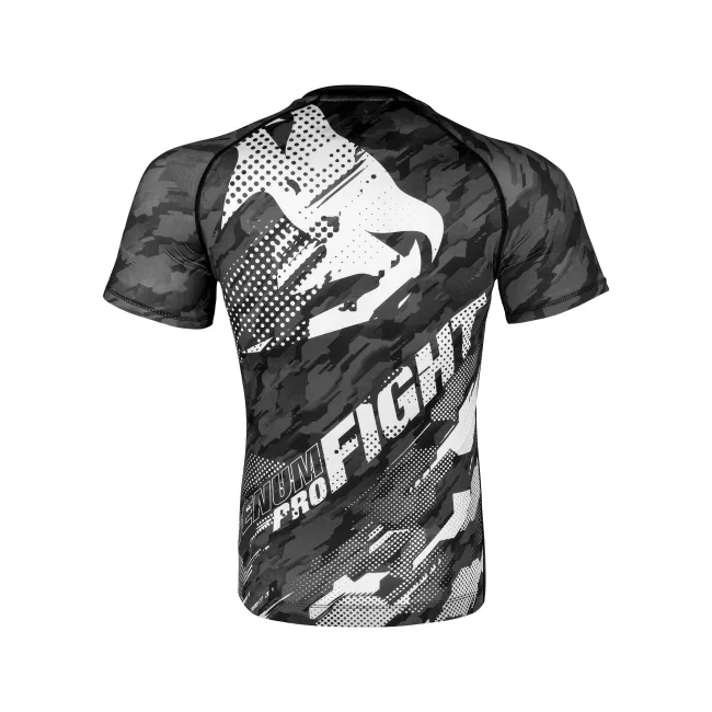 Рашгард Venum Tecmo Rashguard Short Dark Grey