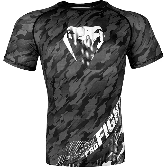 Рашгард Venum Tecmo Rashguard Short Dark Grey