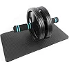 Ролик для пресса U-Powex Ab wheel with mat (d18.5см.) Black