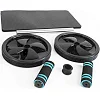 Ролик для пресса U-Powex Ab wheel with mat (d18.5см.) Black