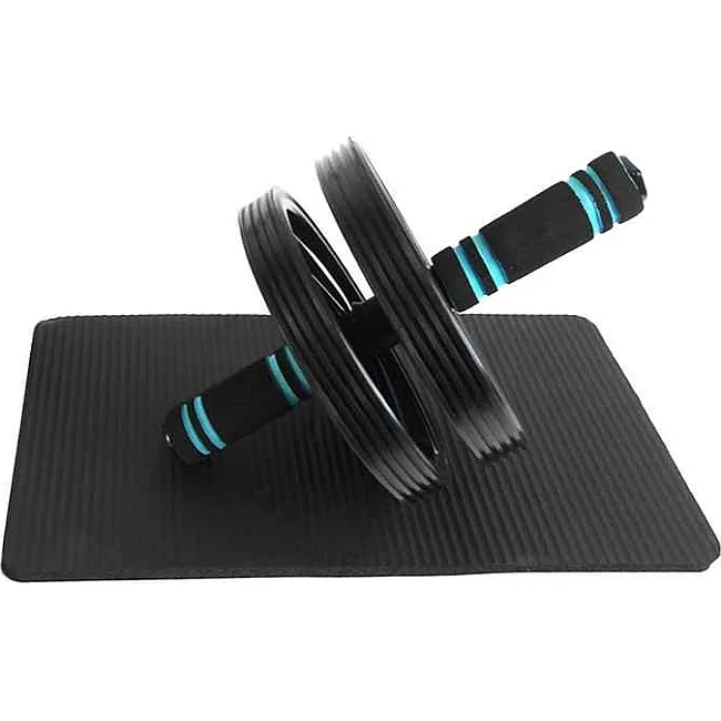 Ролик для пресса U-Powex Ab wheel with mat (d18.5см.) Black