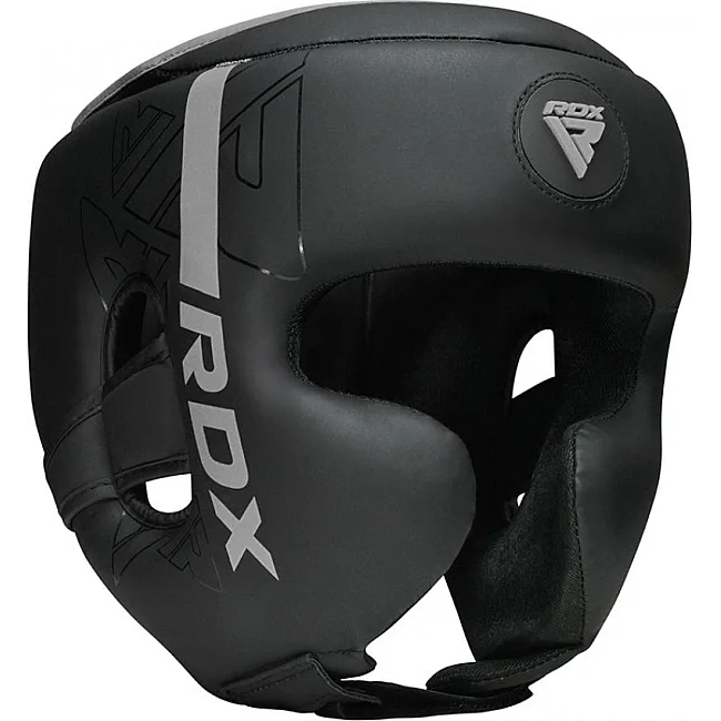 Шолом для боксу RDX F6 Matte Silver
