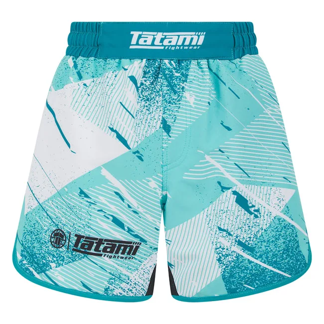 Шорты детские для MMA TATAMI Abstract Aquamarine