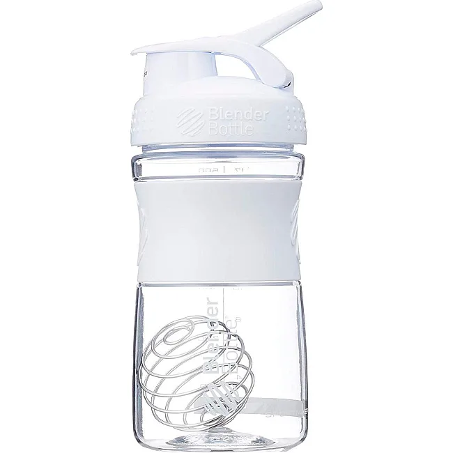 Спортивный шейкер-бутылка BLENDERBOTTLE SportMixer Flip 20oz/590мл White