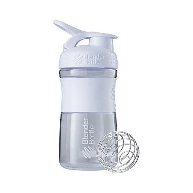 Спортивный шейкер-бутылка BLENDERBOTTLE SportMixer Flip 20oz/590мл White