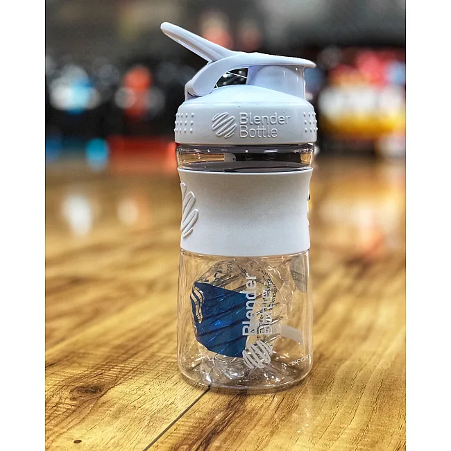 Спортивный шейкер-бутылка BLENDERBOTTLE SportMixer Flip 20oz/590мл White