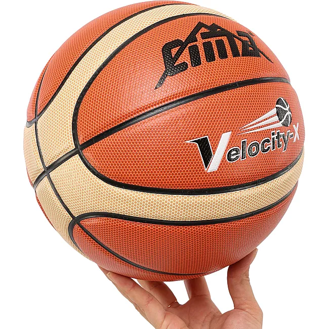 Баскетбольный мяч CIMA BA-5989 VELO CITY-X размер 7 (Оранжевый-белый)