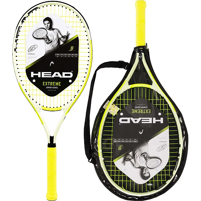 Детская ракетка для большого тенниса HEAD Extreme Junior 231404-SC00 (Белый-желтый)