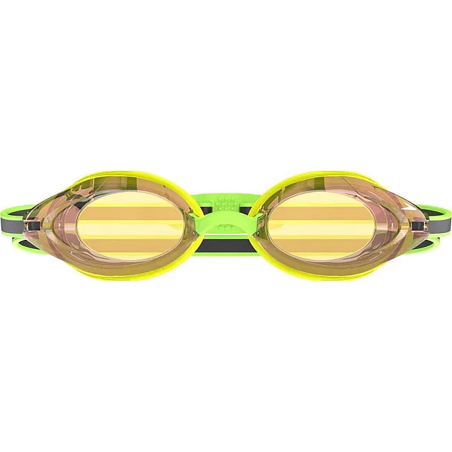 Очки для плавания Speedo VANQUISHER 3.0 MIRRORED зеленый, желтый One Size