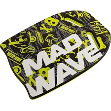 Доска для плавания MADWAVE Ergo Printed M072903 (Салатовый)