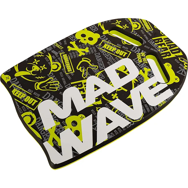 Доска для плавания MADWAVE Ergo Printed M072903 (Салатовый)