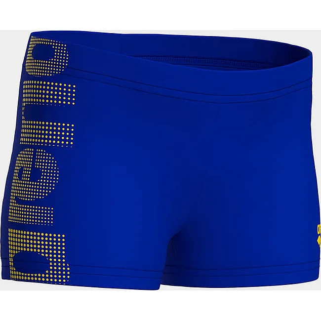 Плавки-шорти для хлопчиків Arena LOGO KIDS BOY SHORT синій, жовтий (для дітей)