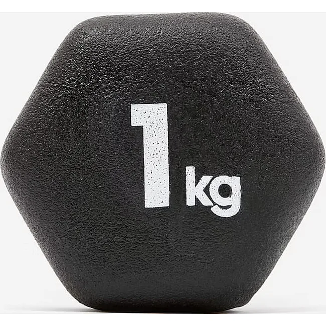 Гантели ADIDAS Dumbbells черный 1 кг