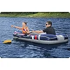 Човен надувний Bestway Hydro-Force Treck X1 228 х 121 см, сіро-синій