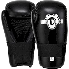 Рукавички тренувальні закритого типу для хеквондо карате HARD TOUCH BO-00132 (Чорний)