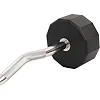 Штанга неразборная с фиксированным весом изогнутая PEV HAMMER STRENGHT TA-9978-40 (Черный)