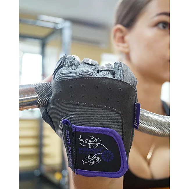 Перчатки для фитнеса Power System PS-2560 Cute Power женские Purple