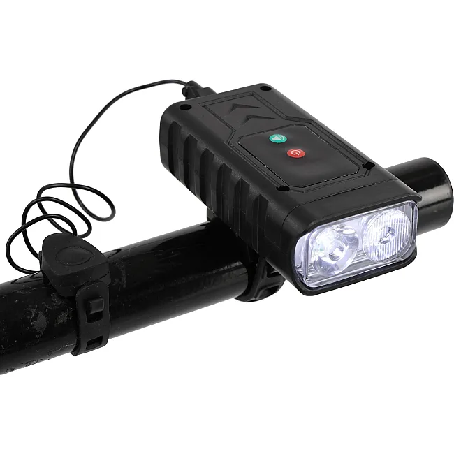 Фара для велосипеда передняя (фонарик) с USB зарядкой SP-SPORT C-6794 (Черный)