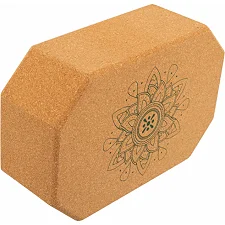 Пробковый блок для йоги BLOOM LB7122