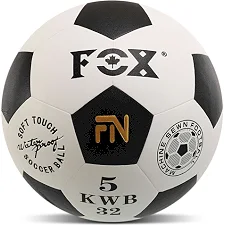 Футбольный мяч FOX FB-7628 №5 PU (Белый-черный)