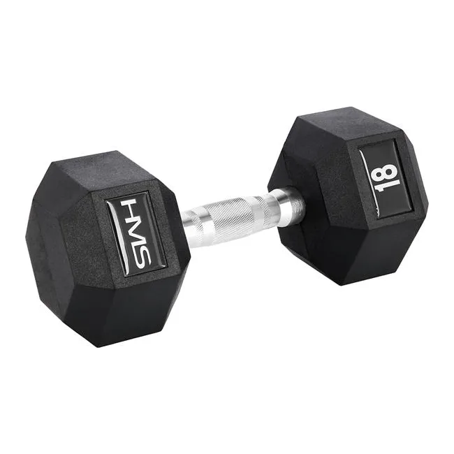 Гантель шестигранный HMS HEX PRO, 18 кг