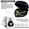 Капа RDX MOUTH GUNDER ARMOURRD JUNIOR черный, зеленый (для детей) One Size