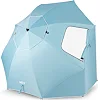 Зонт пляжный 2-в-1 NILS CAMP NC17114 XXL 240 см, голубая