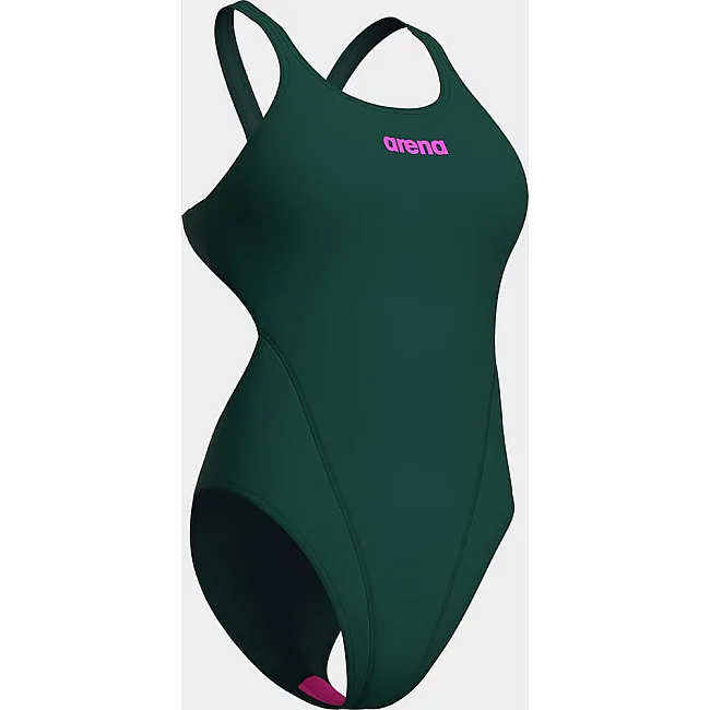 Купальник закрытый для женщин Arena TEAM SWIMSUIT SWIM TECH SOLID темно-зеленый (для женщин)
