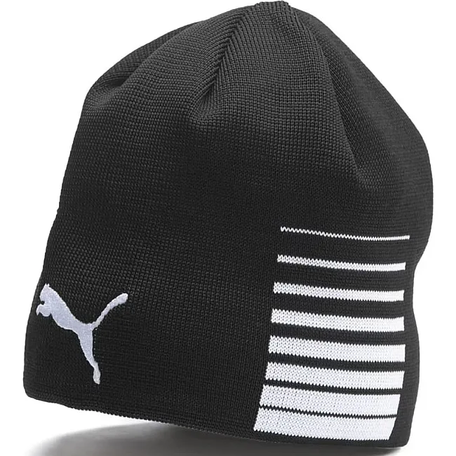 Шапка Puma Liga Reversible Beanie черный, белый One Size