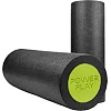 Массажный ролик (роллер) гладкий PowerPlay 4021 Fitness Roller Черно-зеленый (30x15см.)