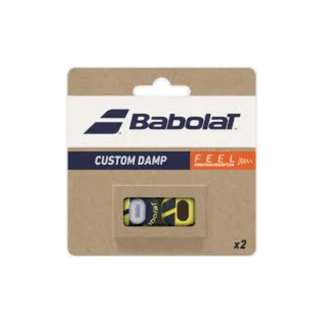Теннисный вибротушитель Babolat Custom Damp 2 black/yellow