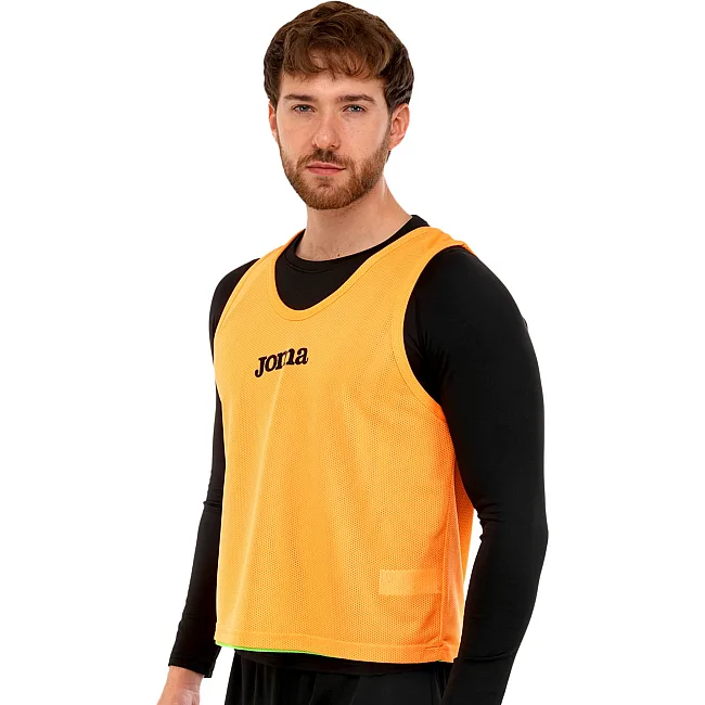 Манішка спортивна ігрова двостороння цільна JOMA

 101689-050 cалатово-жовтогарячий (Салатовий-жовтогарячий)