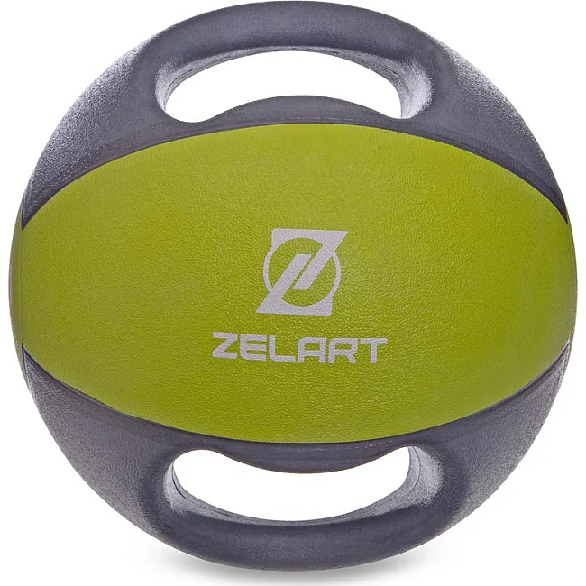 Медбол мяч медицинский двуручный с хватами ZELART
 FI-2619-5 5кг