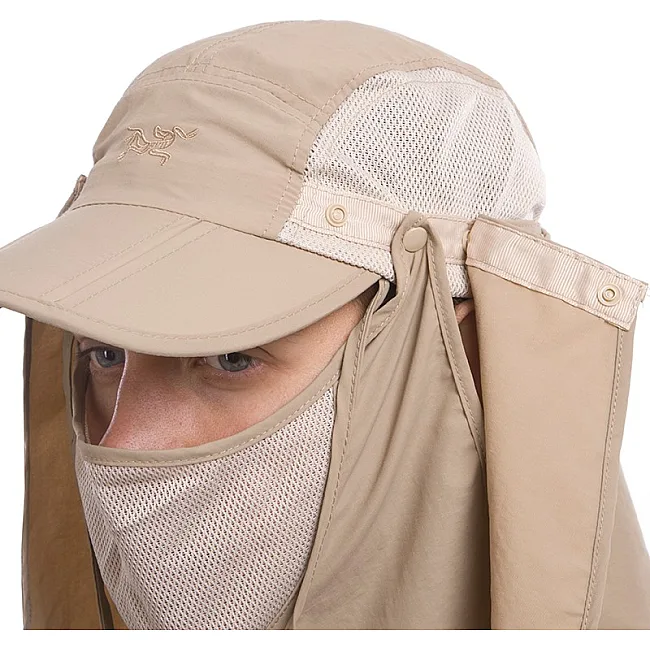 Кепка с защитой шеи от солнца Sahara Cap ARCTERYX TY-1625 (Оливковый)