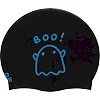 Двухсторонняя шапочка для плавания
 силиконовая юниорская MADWAVE
 BOO! reversible M055022 (Черный-розовый)