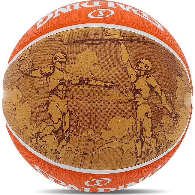 Баскетбольный мяч
 резиновый SPALDING JUMP SKETCH 84452Y
 7