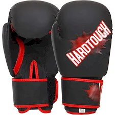 Рукавички для боксу PU HARD TOUCH BO-4432 (Чорно-червоний)