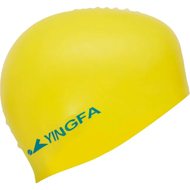 Шапочка для бассейна силиконовая юниорская YINGFA K0061 (Черный)