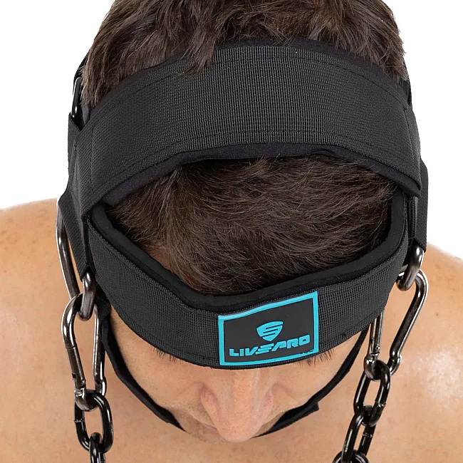 Упряжь тренажер для тренировки мышц шеи NECK HARNESS LiveUp LP8715