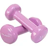 Гантели для фитнеса виниловые ZELART Beauty TA-5225-1 2шт 1кг (Светло-фиолетовый)